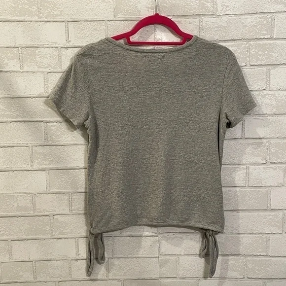 Madewell Side Tie Top in Vapor Grey - Picture 4 of 10